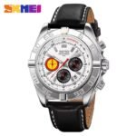 SKMEI - 9322 - Male Wristwatch Business Sport Chronograph - Silver/White - Image 3