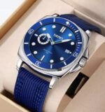 SKMEI 9328 Analog Quartz Nylon Strap Casual Watch - Blue - Image 4