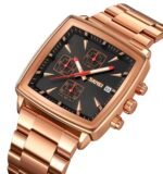 SKMEI - 9331 - Luxury Chronograph Wr30m Waterpoof Quartz - Rosegold/Black