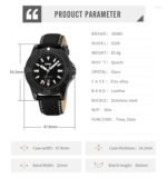 SKMEI - 9339 - High Quality Luxury Watch - Black - Image 3