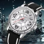 SKMEI 9342 Racing Analog Quartz Sports Watch - Black