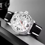 SKMEI 9342 Racing Analog Quartz Sports Watch - Black - Image 3