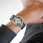 SKMEI - 9349 - Silicone Quartz Luxury Watch - Silver/Black - Image 5