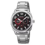 SKMEI - 9350 - 3ATM Waterproof Men Business Watch - Silver/Black - Image 2
