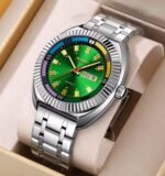 SKMEI - 9353 - Classic Stainless Steel Quartz Men Watch - Green