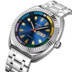 SKMEI - 9353 - Classic Stainless Steel Quartz Men Watch - Blue