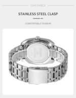 SKMEI - 9354 - Business Analog Quartz Watch - Black - Image 9