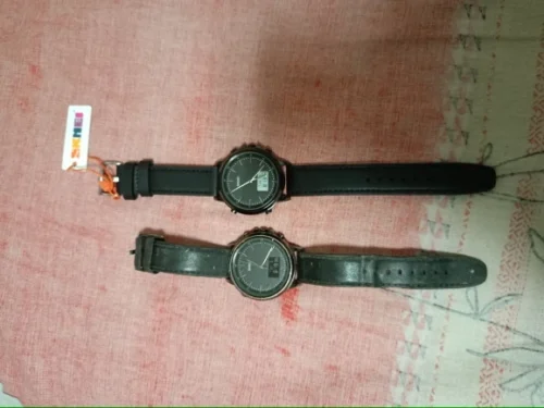 Skmei - 1652 (Strap) - Multifunctional Waterproof - Gold/White-Leather photo review