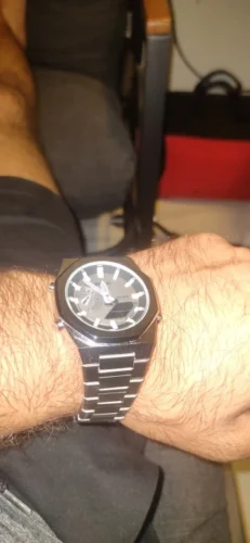 Skmei - 1816 - Dual Display luminous waterproofs 50+ timezone - Silver/White photo review