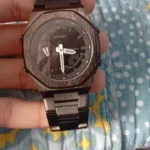 Skmei - 1816 - Dual Display luminous waterproofs 50+ timezone - Black/Black-White photo review