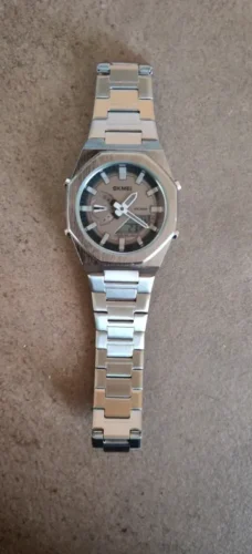 Skmei - 1816 - Dual Display luminous waterproofs 50+ timezone - Silver/White photo review