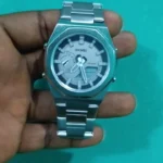 Skmei - 1816 - Dual Display luminous waterproofs 50+ timezone - Silver/Black photo review