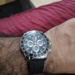 SKMEI - 2505 - Electronic Quartz Dual Display Watch - Silver/Black-SilicaGel photo review