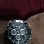 SKMEI - 2505 - Electronic Quartz Dual Display Watch - Silver/Black-SilicaGel photo review