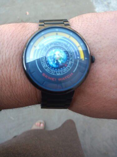 SKMEI - 2361 - Earth Orbit Quartz Watch - Black photo review