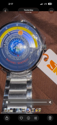 SKMEI 2361 - Earth Orbit Quartz Watch - Silver photo review