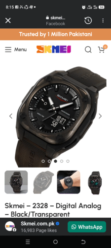 SKMEI - 9339 - High Quality Luxury Watch - Black photo review
