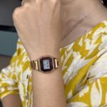 Skmei 1415 - Women Digital Stainless Steel Water Resistant - rose gold - Image 3