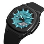 Skmei - 2091 - Digital Analog - Black/LighBlue-White