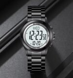 Skmei - 2271 - Digital Dual Time Men's Stainless Steel Watch - black
