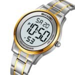 SKMEI 2425 Round Digital Countdown Watch- gold/silver