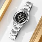 SKMEI 2425 Round Digital Countdown Watch - silver/black - Image 2