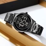 SKMEI 2425 Round Digital Countdown Watch - black/black - Image 2