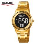 SKMEI 2425 Round Digital Countdown Watch - gold-black - Image 2