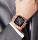 Skmei - 2434 - Men's Stainless Steel Quartz Chronograph Watch - rose gold - Image 3