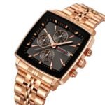 Skmei - 2434 - Men's Stainless Steel Quartz Chronograph Watch - rose gold