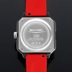 SKMEI - 2362 - Trendy Wheel Spinner Quartz Silicon Strap - Red - Image 6