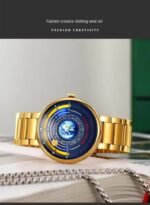 SKMEI - 2361 - Earth Orbit Quartz Watch - gold - Image 3