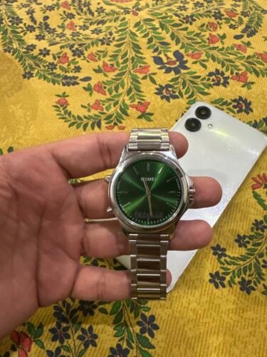 Skmei 2120 - Electronic Luminous 30m Waterproof - Silver/Green photo review