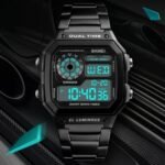 Skmei - 1335 - Digital Sports Countdown Waterproof Watch - Black