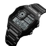 Skmei - 1335 - Digital Sports Countdown Waterproof Watch - Black - Image 2