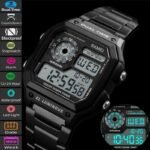 Skmei - 1335 - Digital Sports Countdown Waterproof Watch - Black - Image 6