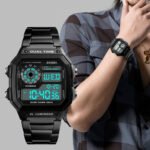 Skmei - 1335 - Digital Sports Countdown Waterproof Watch - Black - Image 3