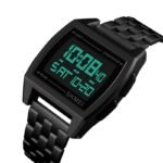 SKMEI - 1368 - Digital Electronic Male Clock Military Sports Watch - black - Image 3