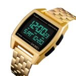 SKMEI - 1368 - Digital Electronic Male Clock Military Sports Watch - gold - Image 2