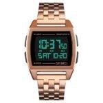 SKMEI - 1368 - Digital Electronic Male Clock Military Sports Watch - rose gold - Image 3