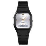 Skmei - 1604 - Digital Minimalist Waterproof Wrist Watch - black/silver - Image 2