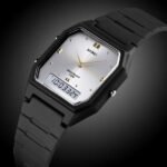 Skmei - 1604 - Digital Minimalist Waterproof Wrist Watch - black/silver