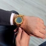 Skmei - 1667 - Qibla Azan Time Reminder Prayer Watch - Gold/White - Image 4