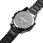 SKMEI - 1667 - Qibla Azan Time Reminder Prayer Watch - Black / white - Image 3