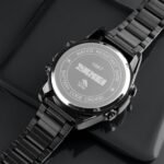 SKMEI - 1667 - Qibla Azan Time Reminder Prayer Watch - Black/black - Image 3