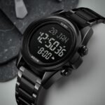 SKMEI - 1667 - Qibla Azan Time Reminder Prayer Watch - Black/black - Image 2