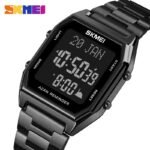 SKMEI - 1763 - Qibla Azan Time Reminder Prayer Watch - black/black - Image 2