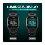 SKMEI - 1763 - Qibla Azan Time Reminder Prayer Watch - black/black - Image 5