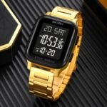 Skmei - 1859 - Digital Electronic LED Display Watch - gold - Image 4