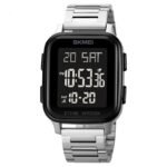 Skmei - 1859 - Digital Electronic LED Display Watch - silver